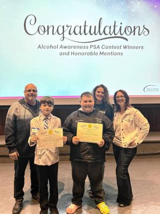 <b>Hopatcong Middle School winners.</b>