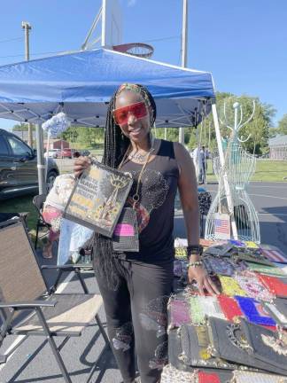 One vendor at the event was Bougie Bags Queen.