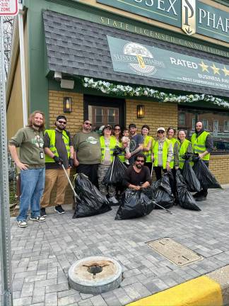 <b>Sussex Pharms led a community clean-up in the borough. Photos provided.</b>