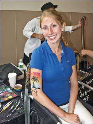 Back to school with temporary tattoos