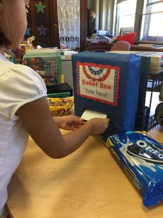 Ogdensburg school holds cookie election