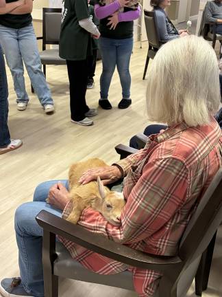 Hearts and Hooves 4-H Club brings baby goats to Bristol Glen residents