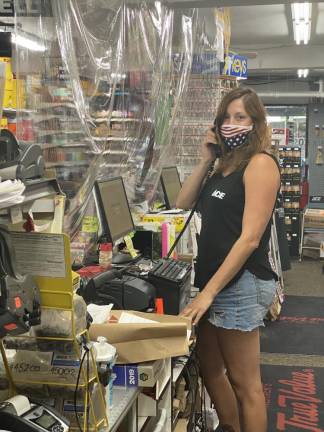 Alyssa Werner of Werner’s Ace Hardware worked open to close while they were short-staffed during the pandemic. She ran more than ever in her life fulfilling curbside orders.