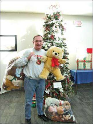 Marine gets into the holiday spirit