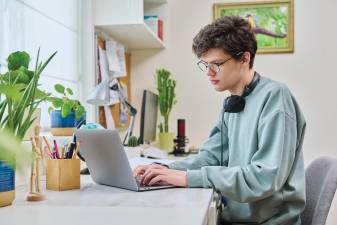 Creating a study space at home