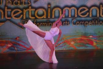 Natalia Arroyo of Vernon won first overall and Platinum Plus for her lyrical dance ‘Hold my Hand.’ (Photos provided)