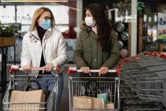 Customers and employees alike are now required to wear face masks in New Jersey's essential businesses.