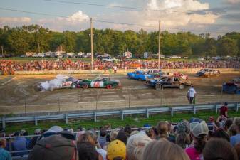 The 2019 demolition derby at the NJ State Fair