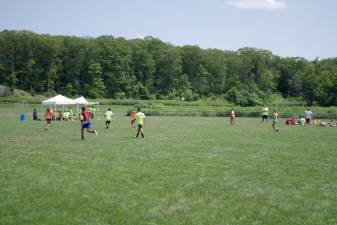 A past Lenape Valley Soccer Camp at C.O. Johnson Park (File photo by George Leroy Hunter)