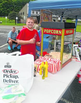 Matthew Bailey of Franklin Troop 90 poses for a photo.