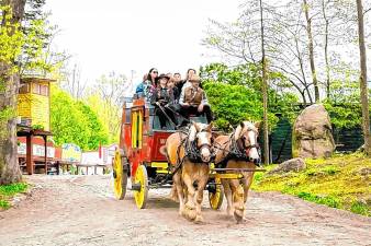 Stagecoach rides are among the attractions at Wild West City in Byram. (Photo provided)
