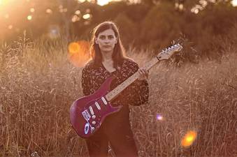 <b>Singer-songwriter Julia Kirk plays Thursday, Oct. 23 at Krogh’s Restaurant &amp; Brew Pub in Sparta. (Photo by Ashley McNamee)</b>