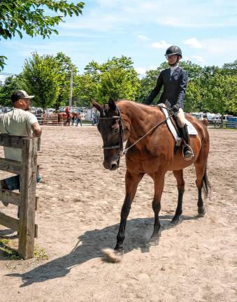 <b>Kristen Fiedler on Osbole Winnel on Saturday, Aug. 2. (Photo by Nancy Madacsi)</b>