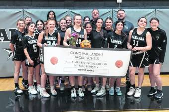 Jackie Schels is the all-time leading scorer in basketball at Wallkill Valley Regional High School. (Photos provided)