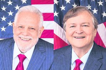 Frank Cicerale, left, and Brian Kaminski, right.