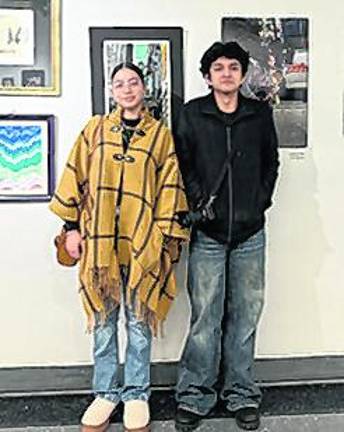 Fom left, Leilani Rivera and Fabrizio Arnado at ArtStart.