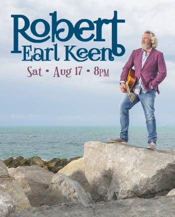 Robert Earl Keen to play Newton