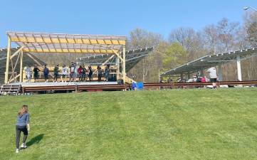 The completed amphitheater (Photo courtesy of The Kittatinny Players )
