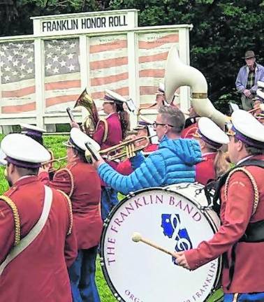 The Franklin Band takes part in the Memorial Day Parade.