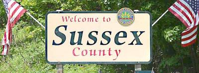 Sussex County’s ‘Welcome’ sign.