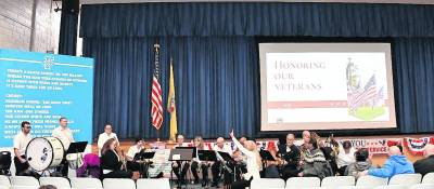 The Franklin Borough School’s Veterans Day ceremony.