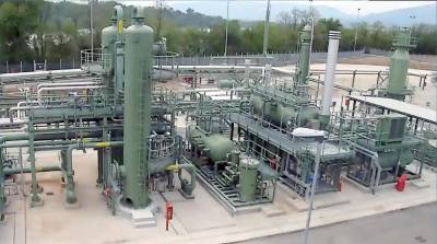 A compressor station, from Empower NJ's Tennessee Gas Pipeline Virtual Town Hall last year.