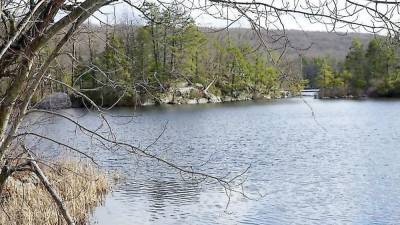 The Ogdensburg Fire Department will hold its traditional bonfire, with social distancing, at Heater's Pond (pictured) on Saturday, Jan. 30 (File photo by Diane Lowe)