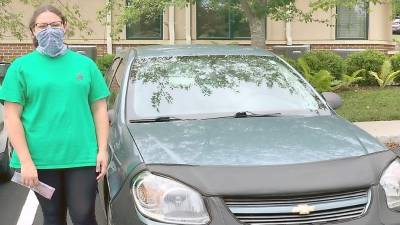 Katelyn MacLean recently received a used vehicle from Project Self-Sufficiency (Photo provided)