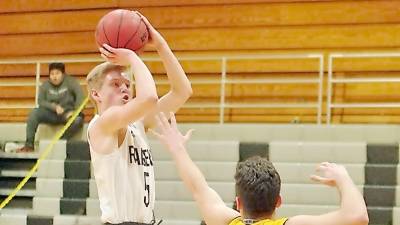 Wallkill Valley's Shawn Falkshoots on Feb. 26, 2019.