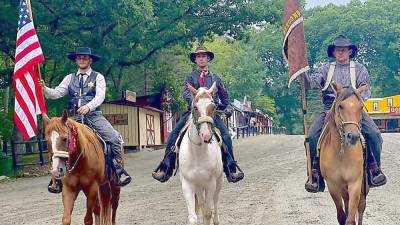 Cowboys at Wild West City (Photo provided)