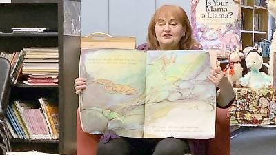 Author visits Ogdensburg school