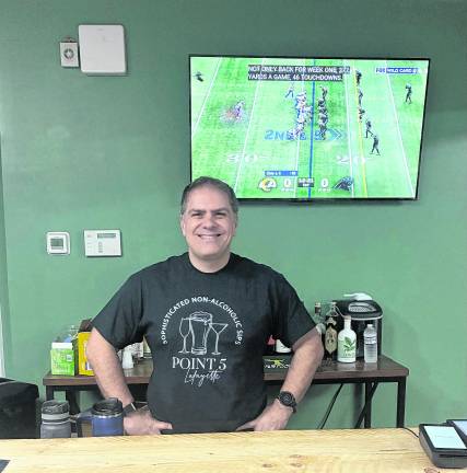 Owner Jeffrey Bracaglia is shown at Point 5 Lafayette.