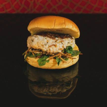 Angry Archies’ crab cake. (Photo provided)