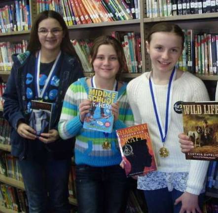 Highest point earners were: seventh-grader, Alianna Bronstein; fouth-grader, Dana Alemy; sixth-grader, Kelly DeFinis.