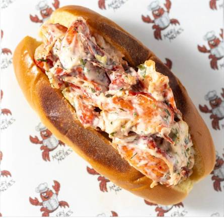 <b>The Angry Lobster Roll from Angry Archie’s.</b>
