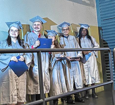 Students in the Adult Transition Program at Sussex County Community College are the first graduates of the program. (Photo provided)