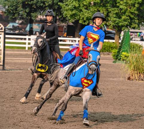 <b>The horse show Tuesday, Aug. 5. (Photo by Nancy Madacsi)</b>