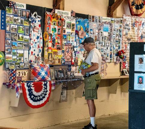 <b>Exhibits from town in Sussex County on Saturday, Aug. 2. (Photo by Nancy Madacsi)</b>