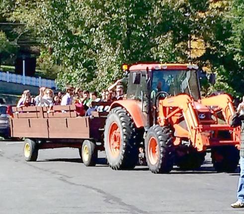 The tractor parade