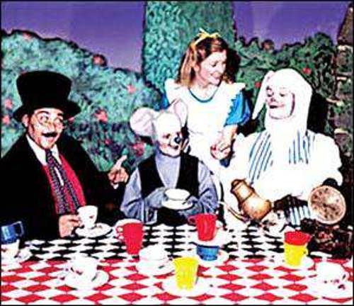 Take a magical trip to Wonderland with Alice, Mad Hatter and the gang