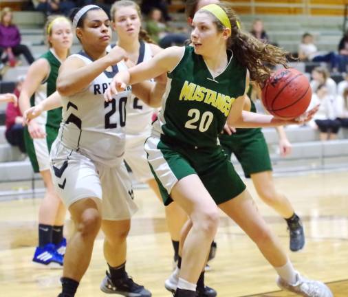 Sussex Tech Mustang Kenna Squier scored a game high 22 points.