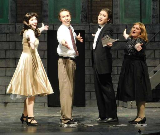 Brittany Stuart (Georgia Hendricks), A.J. Rosario (Aaron Fox), Michael Majewski (Oscar Shapiro) and Sam Hutnick (Carmen Bernstein) bestow the virtues of being &quot;Show People.&quot;