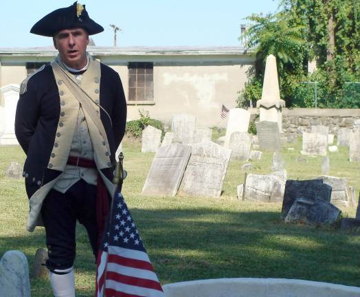 Ed Koenig explains his character Henry Johnson, a captain in the second regiment of the Sussex County Militia