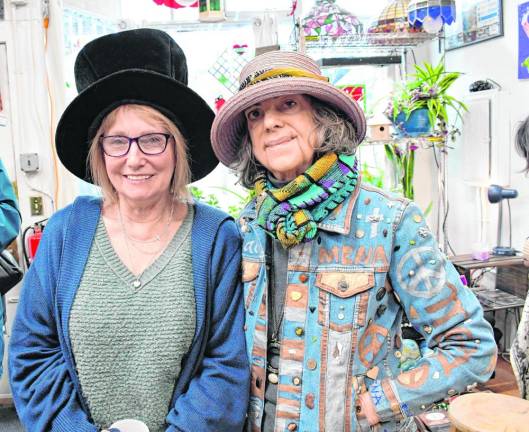 Mary Caton of Wantage and Mena Messina of Warwick, N.Y.