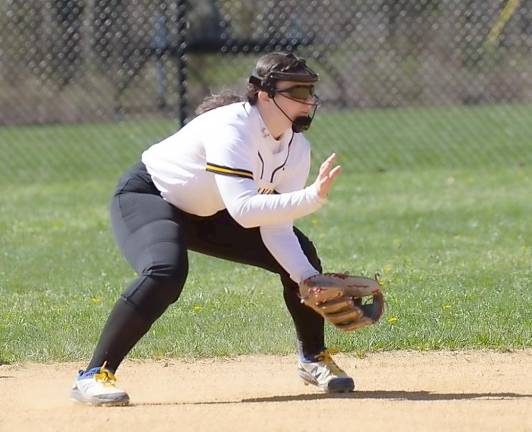 Ally Stein plays softball for West Milford High School.