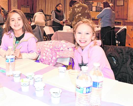 Scarlett Stone and Julianna Kantz, both of Lake Hopatcong are pictured.