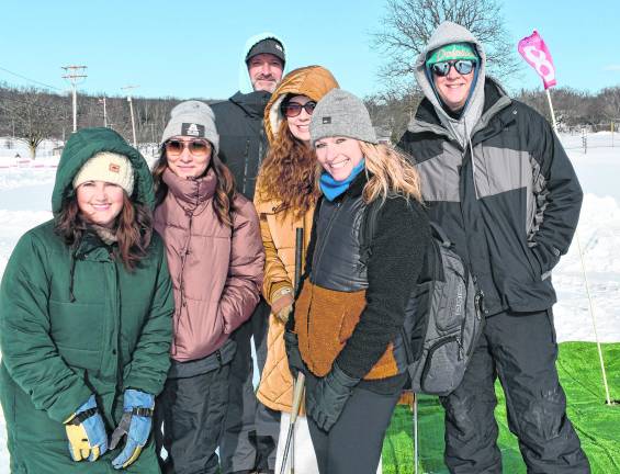 <b>Katie Ketner of vernon, Kim Christensen of Shohola, Pa., Brian Culler of Vernon, Jessica Sickel of Newton, Mary Palmer of Sparta and Jason Silfies of Roxbury are shown.</b>