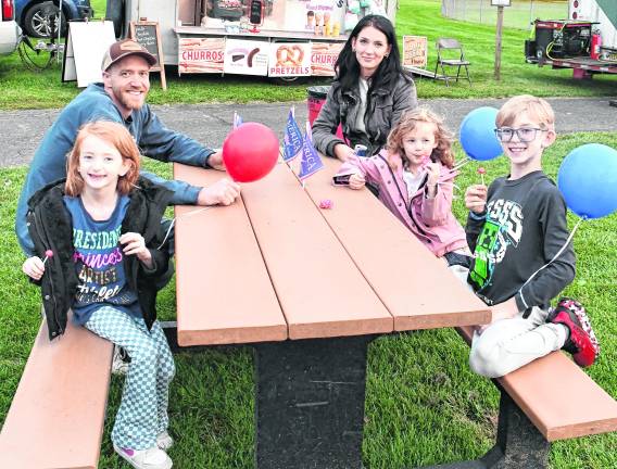 Laurel, Josh, BobbieJean, Hanna and Gus Raff of Stillwater pose for a photo.