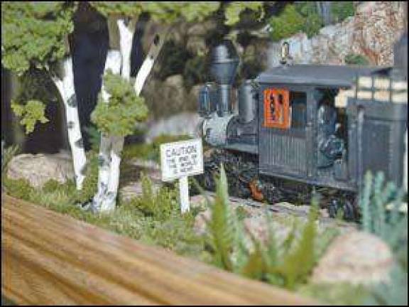 Model trains and colorful candy draw crowds