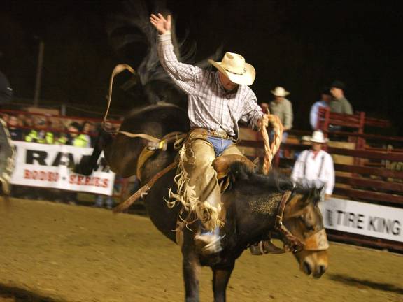 Cowboys from all over the U.S. came to compete at the annual charity rodeo.